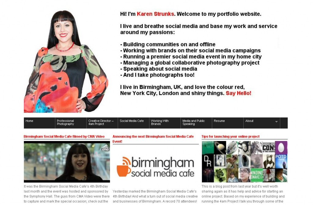 My guest lecture at Birmingham City University about managing online profiles and tags